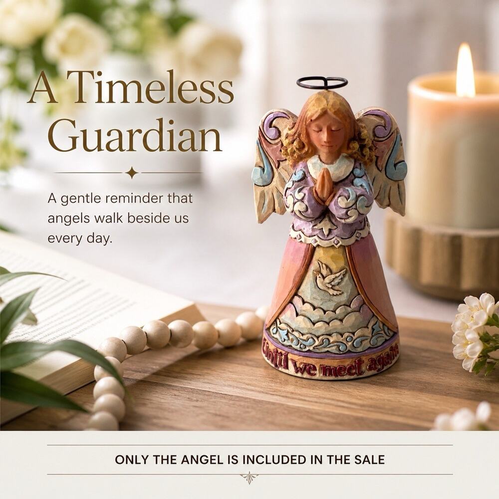 Jim Shore Enesco Bereavement Angel Mini Figurine Until We Meet Again